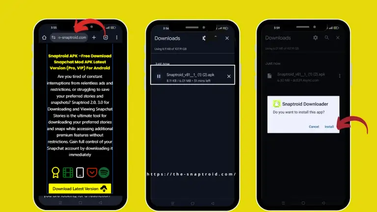 Snaptroid 11 snaptroid step by step download process